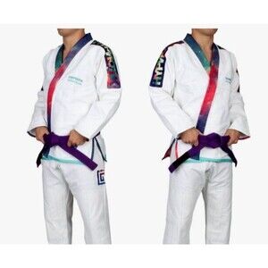 Limited Edition Interstellar BJJ Gi WHITE Kimono Only A4 NEW